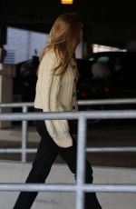 ELIZABETH OLSEN Arrives at LAX Airport in Los Angeles 12/01/2017