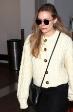 ELIZABETH OLSEN Arrives at LAX Airport in Los Angeles 12/01/2017