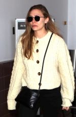 ELIZABETH OLSEN Arrives at LAX Airport in Los Angeles 12/01/2017