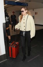 ELIZABETH OLSEN at LAX Airport in Los Angeles 12/01/2017