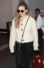 ELIZABETH OLSEN at LAX Airport in Los Angeles 12/01/2017