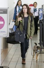 ELIZABETH REASER at LAX Airport in Los Angeles 11/29/2017