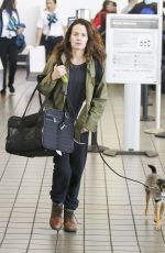 ELIZABETH REASER at LAX Airport in Los Angeles 11/29/2017