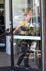 ELLE FANNING at a Gym in Los Angeles 12/27/2017