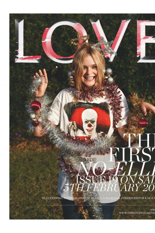 ELLE FANNING for Love Magazine, #19 February 2018