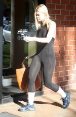 ELLE FANNING in Tights Leaves a Gym in Studio City 12/01/2017