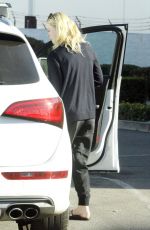 ELLE FANNING Leaves a Ups Store in Studio City 12/29/2017