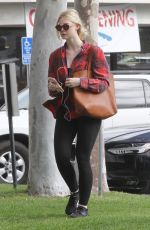ELLE FANNING Out and About in Los Angeles 12/20/2017