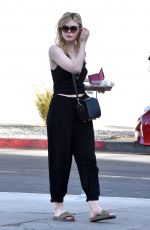 ELLE FANNING Out for Lunch at Sweet Butter Kitchen in Studio City 12/11/2017