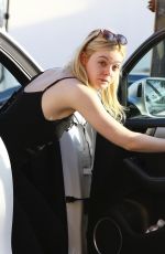 ELLE FANNING Out for Lunch at Sweet Butter Kitchen in Studio City 12/11/2017