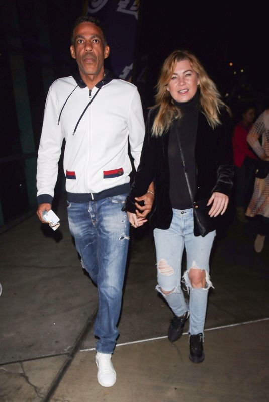 ELLEN POMPEO and Chris Ivery Night Out in Los Angeles 12/03/2017