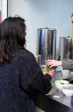 ELLIE GOULDING at Crisis Homeless Centre in London 12/23/2017