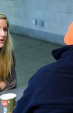 ELLIE GOULDING at Crisis Homeless Centre in London 12/23/2017