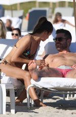 EMELY FARDO in Bikini on the Beach in Miami 12/15/2017