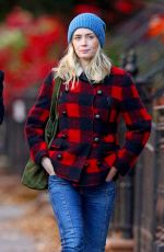 EMILY BLUNT Out and About in New York 11/30/2017