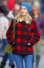 EMILY BLUNT Out and About in New York 11/30/2017