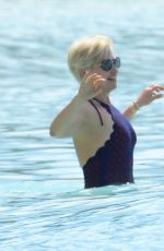 EMMA FORBES in Swimsuit at a Beach in Barbados 12/21/2017