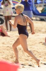 EMMA FORBES in Swimsuit at a Beach in Barbados 12/21/2017