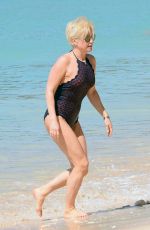 EMMA FORBES in Swimsuit at a Beach in Barbados 12/21/2017