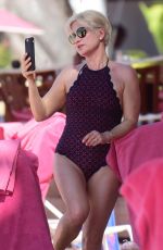 EMMA FORBES in Swimsuit at a Beach in Barbados 12/21/2017