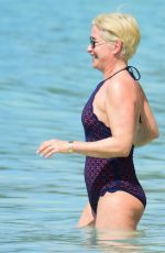 EMMA FORBES in Swimsuit at a Beach in Barbados 12/21/2017