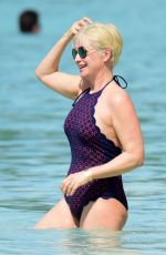 EMMA FORBES in Swimsuit at a Beach in Barbados 12/21/2017
