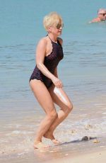 EMMA FORBES in Swimsuit at a Beach in Barbados 12/21/2017