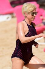 EMMA FORBES in Swimsuit at a Beach in Barbados 12/21/2017