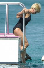 EMMA FORBES in Swimsuit at a Beach in Barbados 12/22/2017