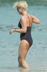 EMMA FORBES in Swimsuit at a Beach in Barbados 12/22/2017