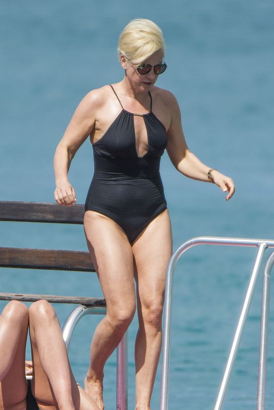 EMMA FORBES in Swimsuit at a Beach in Barbados 12/22/2017