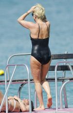 EMMA FORBES in Swimsuit at a Beach in Barbados 12/22/2017