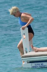 EMMA FORBES in Swimsuit at a Beach in Caribbean 12/26/2017