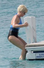 EMMA FORBES in Swimsuit at a Beach in Caribbean 12/26/2017