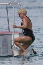 EMMA FORBES in Swimsuit at Sandy Lane Hotel in Barbados 12/28/2017