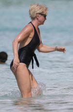 EMMA FORBES in Swimsuit at Sandy Lane Hotel in Barbados 12/28/2017