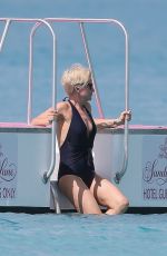 EMMA FORBES in Swimsuit at Sandy Lane Hotel in Barbados 12/28/2017
