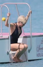 EMMA FORBES in Swimsuit at Sandy Lane Hotel in Barbados 12/28/2017