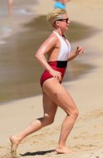 EMMA FORBES in Swimsuit on the Beach in Barbados 12/22/2017