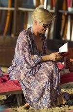 EMMA FORBES on Christmas Day at a Beach in Barbados 12/25/2017