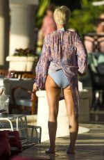 EMMA FORBES on Christmas Day at a Beach in Barbados 12/25/2017