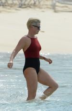 EMMA FORBES on Vacation in Barbados 12/29/2017