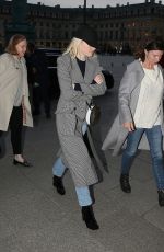 EMMA STONE Arrives at Ritz Hotel in Paris 12/17/2017