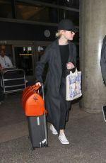 EMMA STONE at LAX Airport in Los Angeles 12/18/2017