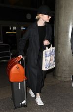 EMMA STONE at LAX Airport in Los Angeles 12/18/2017