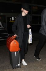 EMMA STONE at LAX Airport in Los Angeles 12/18/2017