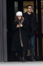 EMMY ROSSUM and Sam Esmail at Charles De Gaulle Airport in Paris 12/26/2017