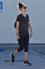 EMMY ROSSUM leaves a Gym in West Hollywood 12/01/2017