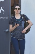 EMMY ROSSUM leaves a Gym in West Hollywood 12/01/2017