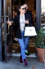 EMMY ROSSUM Out for Lunch at Le Pain Quotidien 12/05/2017